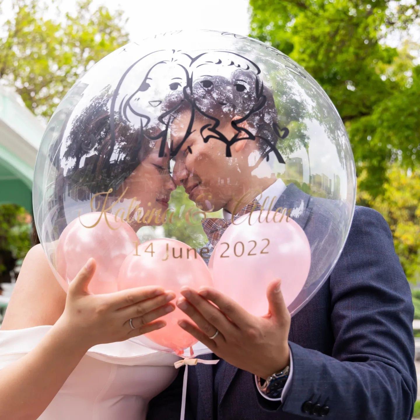 澳門結婚氣球 自畫像紀念品 — 獨一無二婚禮禮物