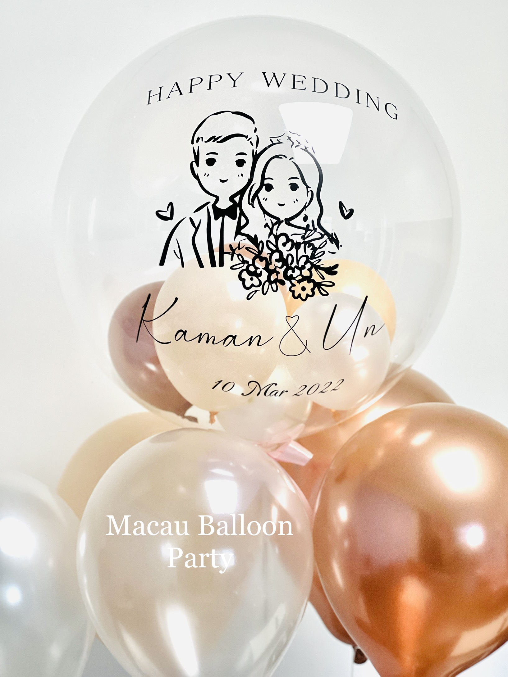 澳門婚禮氣球佈置 美麗作品 — 澳門氣球派對