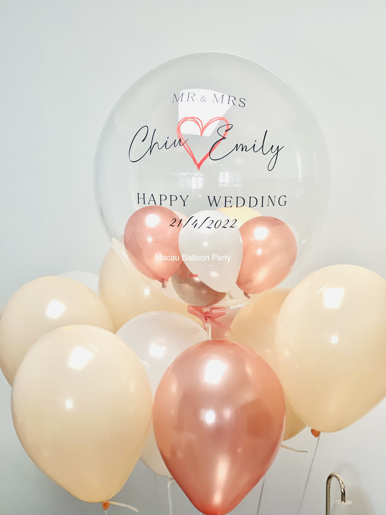 澳門婚禮氣球佈置 — 結婚場地氣球裝飾